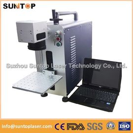 Chiny Bearing portable fiber laser marking machine small size desktop model dostawca